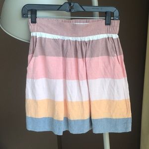 Striped skirt